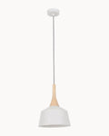 Husk 200mm Pendant White