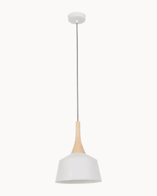Husk 200mm Pendant White