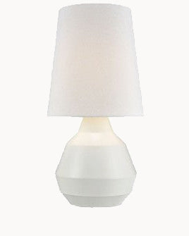 White table lamp base only