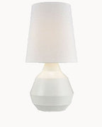 White table lamp base only