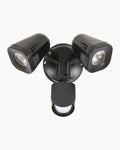 Alert 2 Light Flood with Sensor Black
