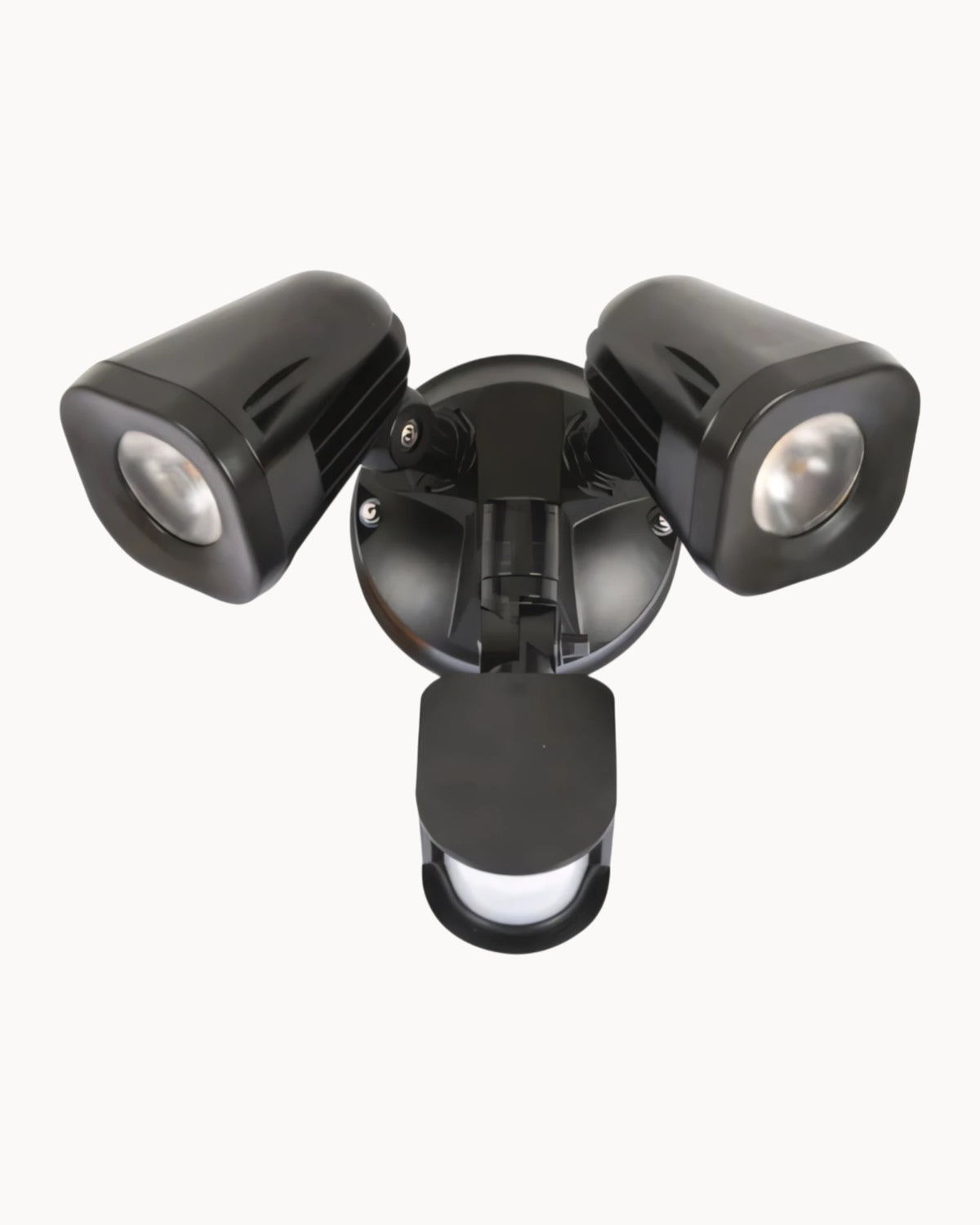 Alert 2 Light Flood with Sensor Black
