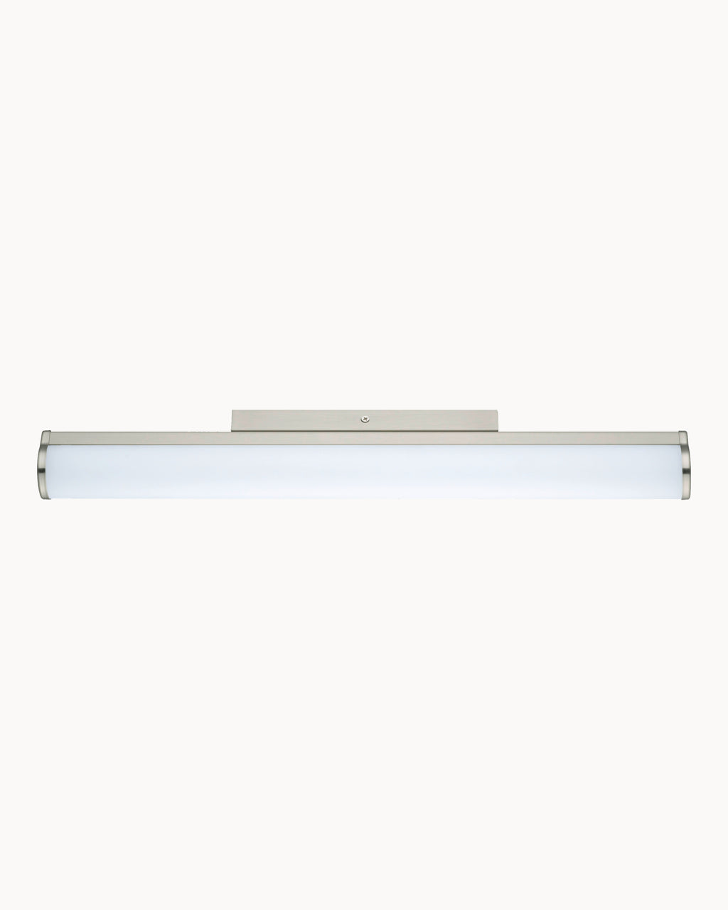Chrome trim wall light with opal diffuser
