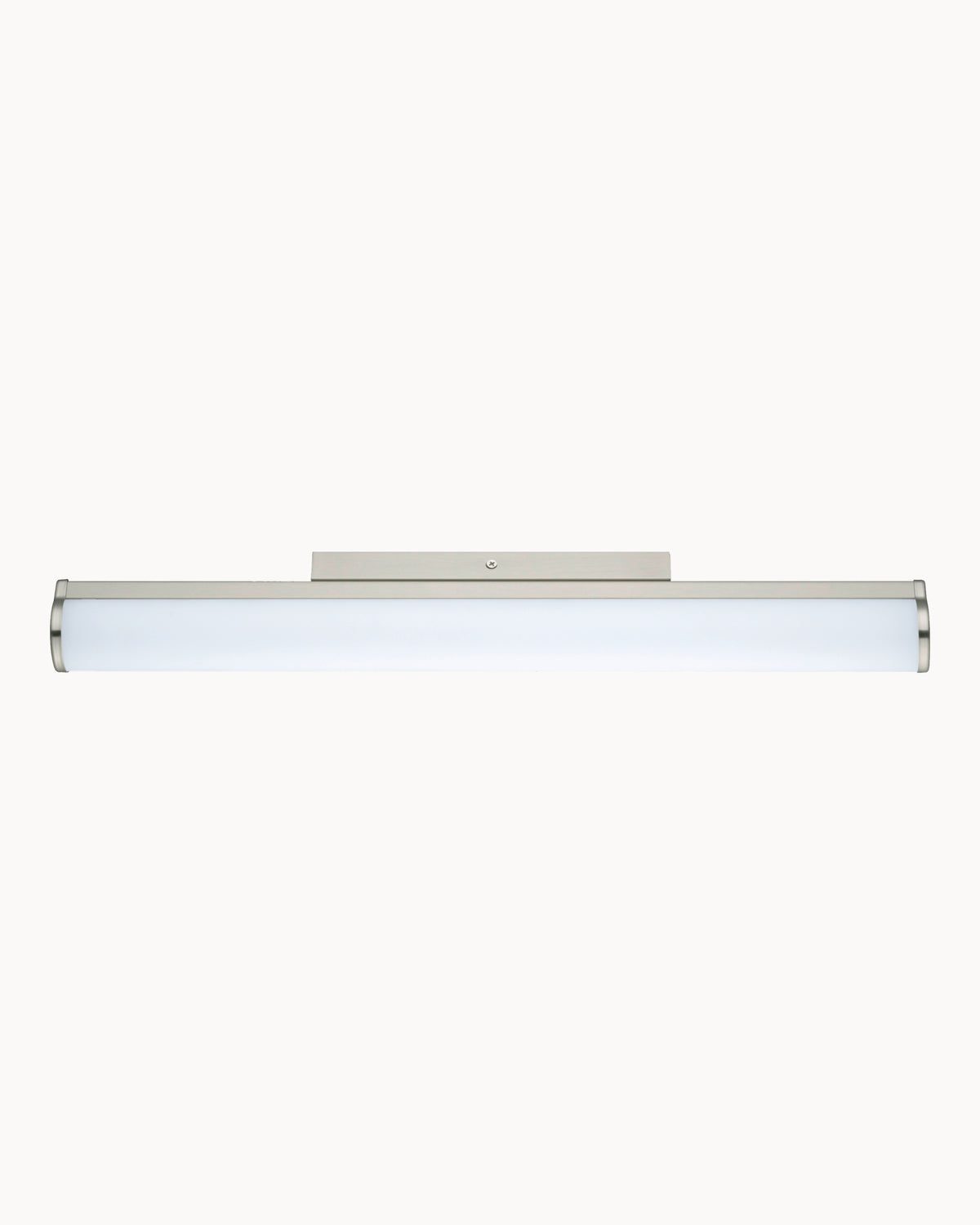 Chrome trim wall light with opal diffuser