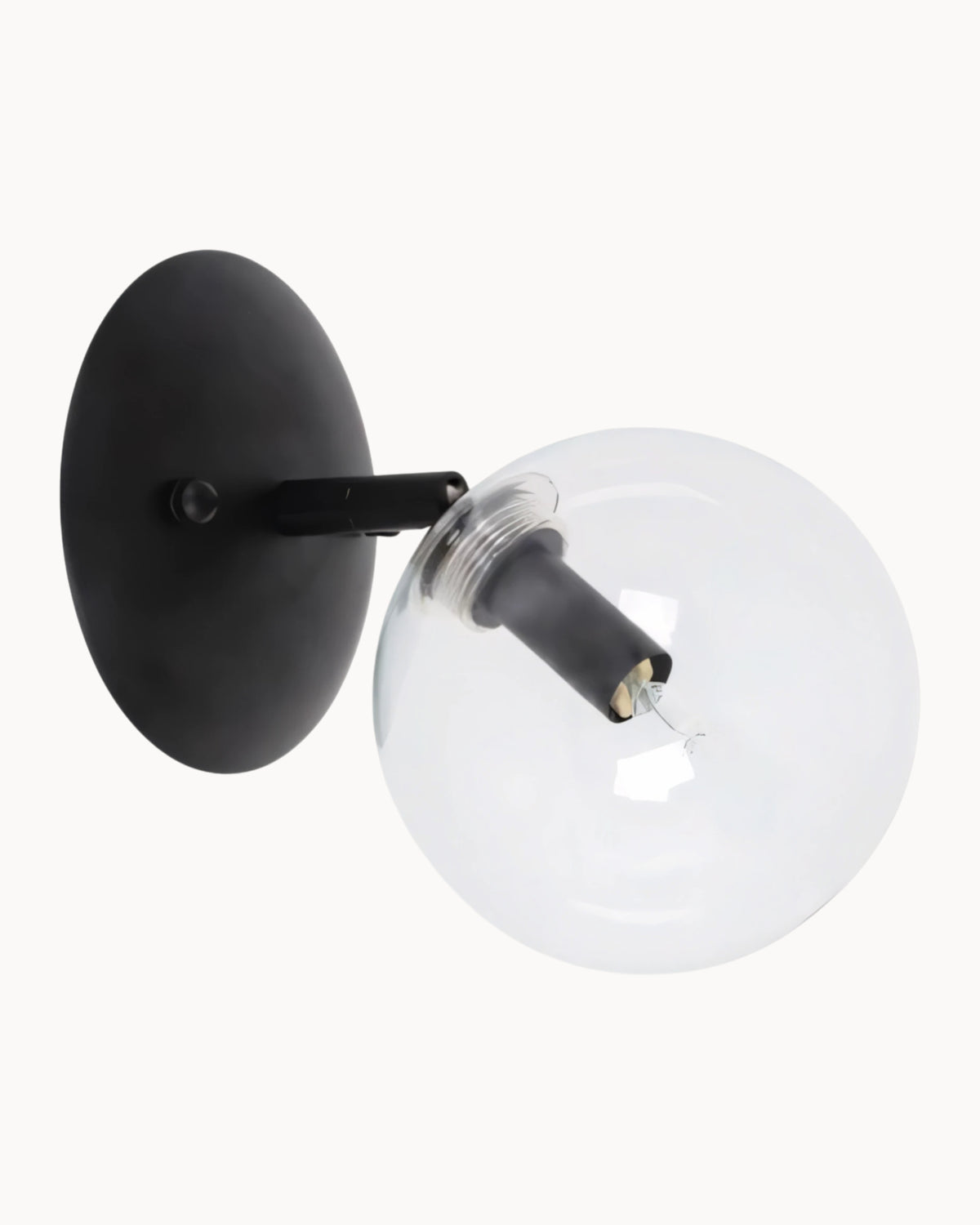 Clooney Wall Light Black