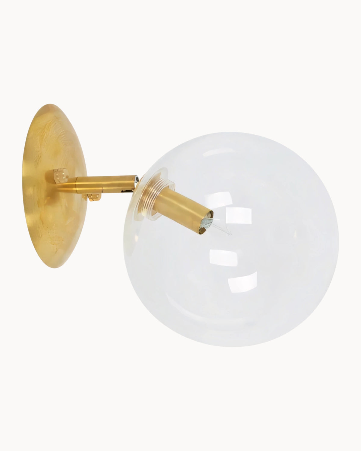 Clooney Wall Light Brushed Brass