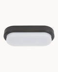 Citto IP65 Oval Wall Light Carbon