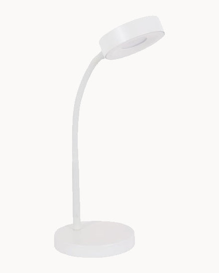 White adjustable table lamp