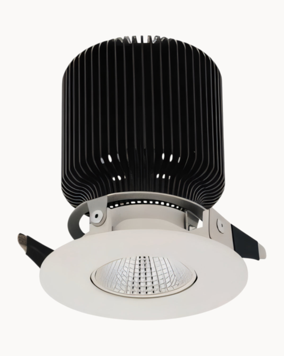 Accent 82mm 12W 3000K Tiltable Downlight White