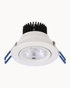 Tech 72mm 8W 3000K Tiltable Downlight White
