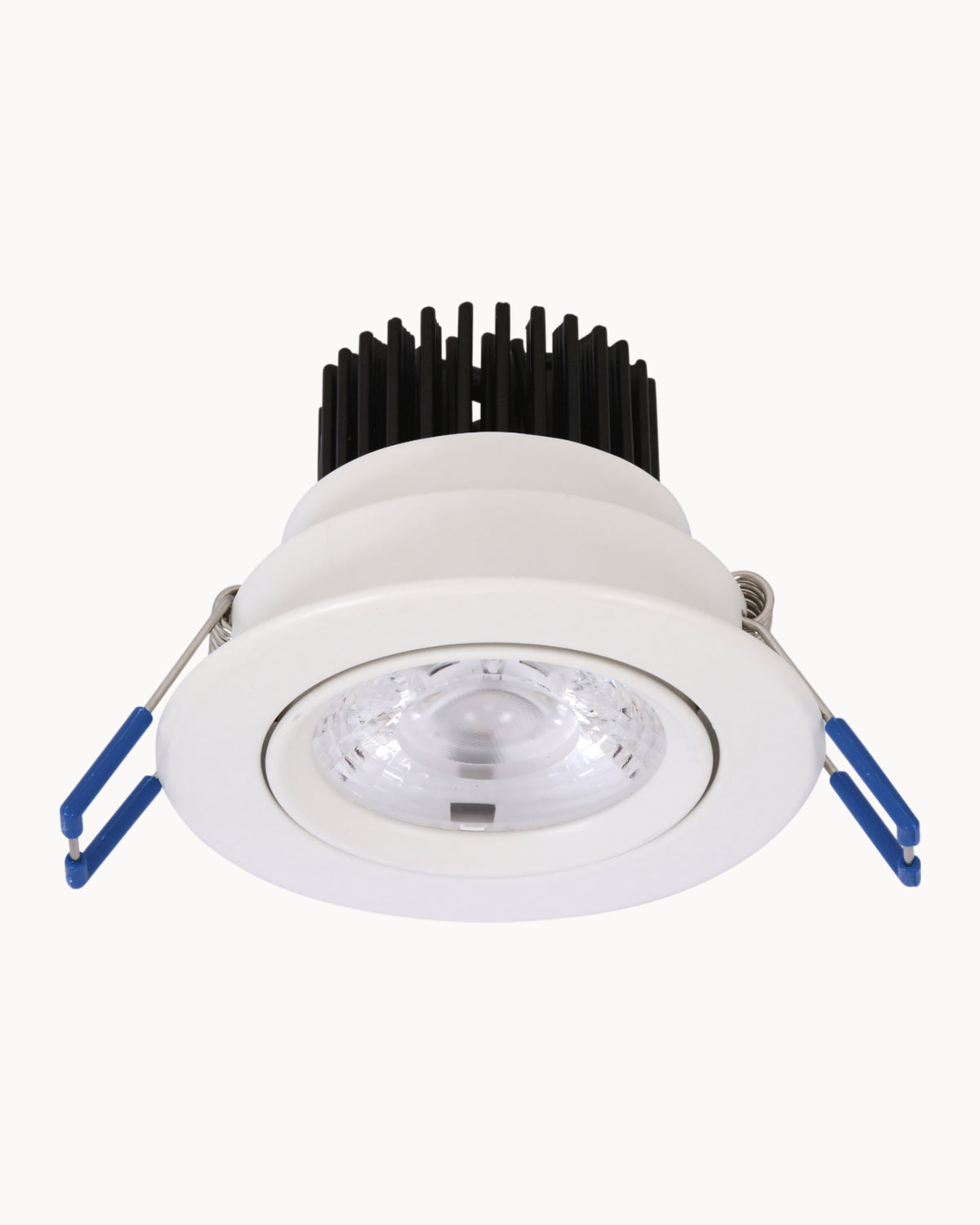 Tech 72mm 8W 3000K Tiltable Downlight White