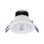 Tech 72mm 8W 3000K Tiltable Downlight White