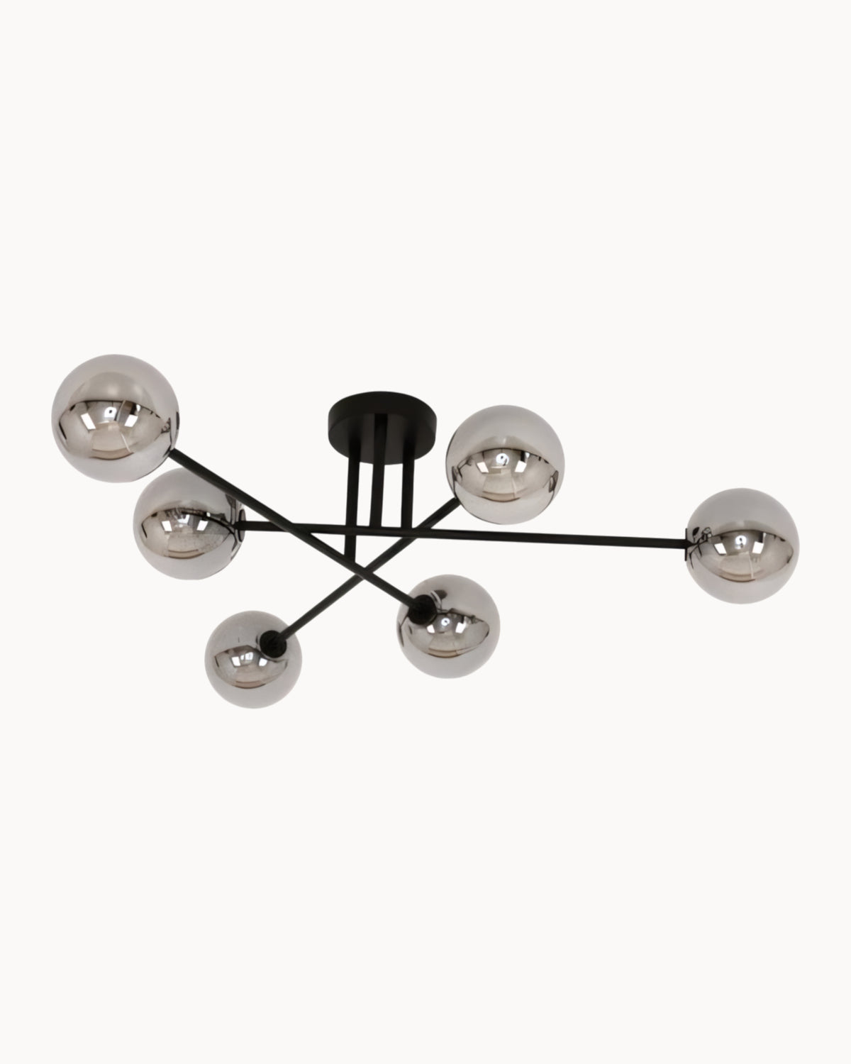 Clooney 6 Light CTC Matt Black