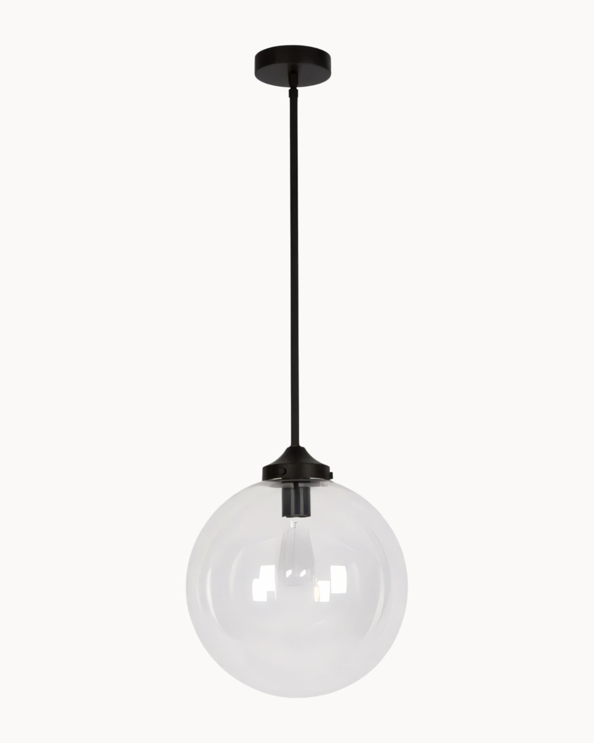 Rowan 300 Pendant Oil Rubbed Bronze with Clear Glass