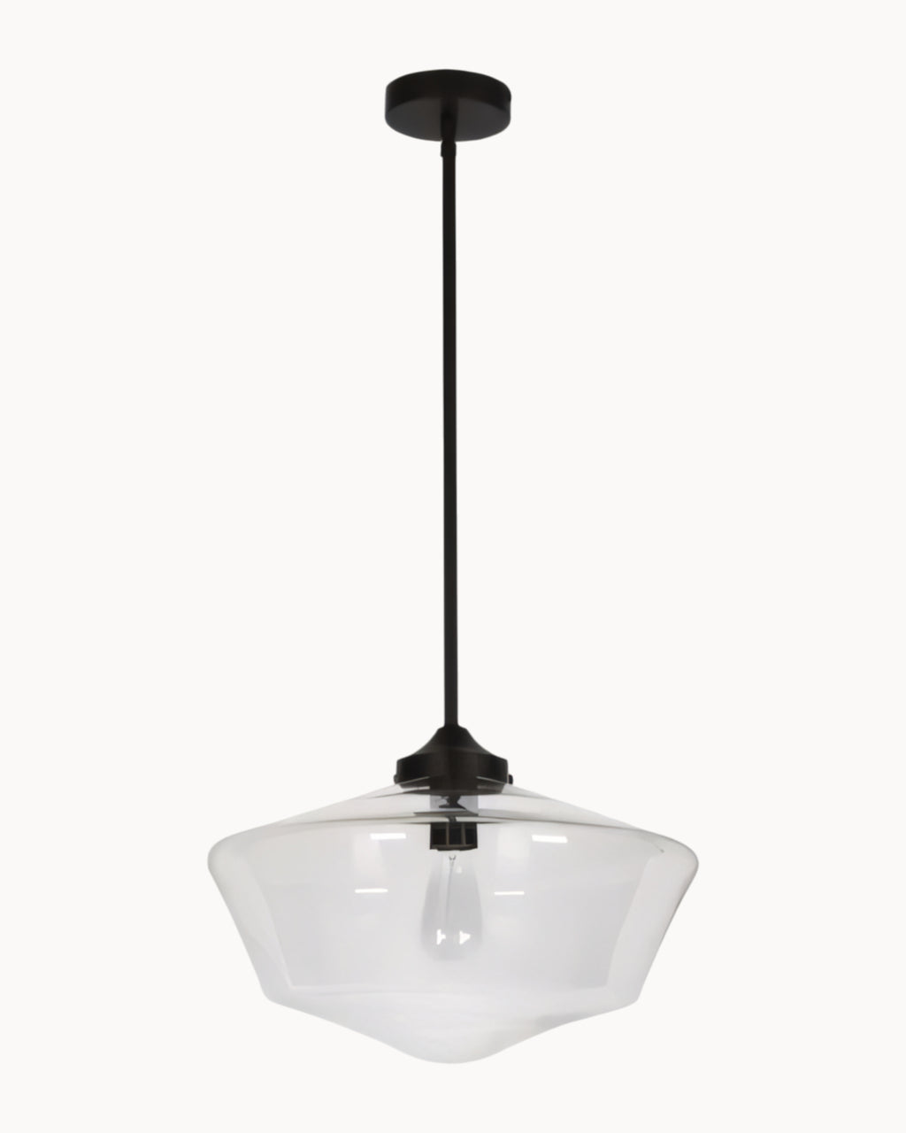 Carson 400 Pendant Oil Rubbed Bronze with Clear Glass
