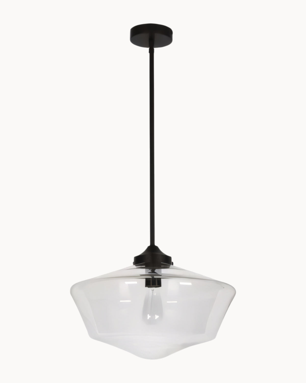 Carson 400 Pendant Oil Rubbed Bronze with Clear Glass