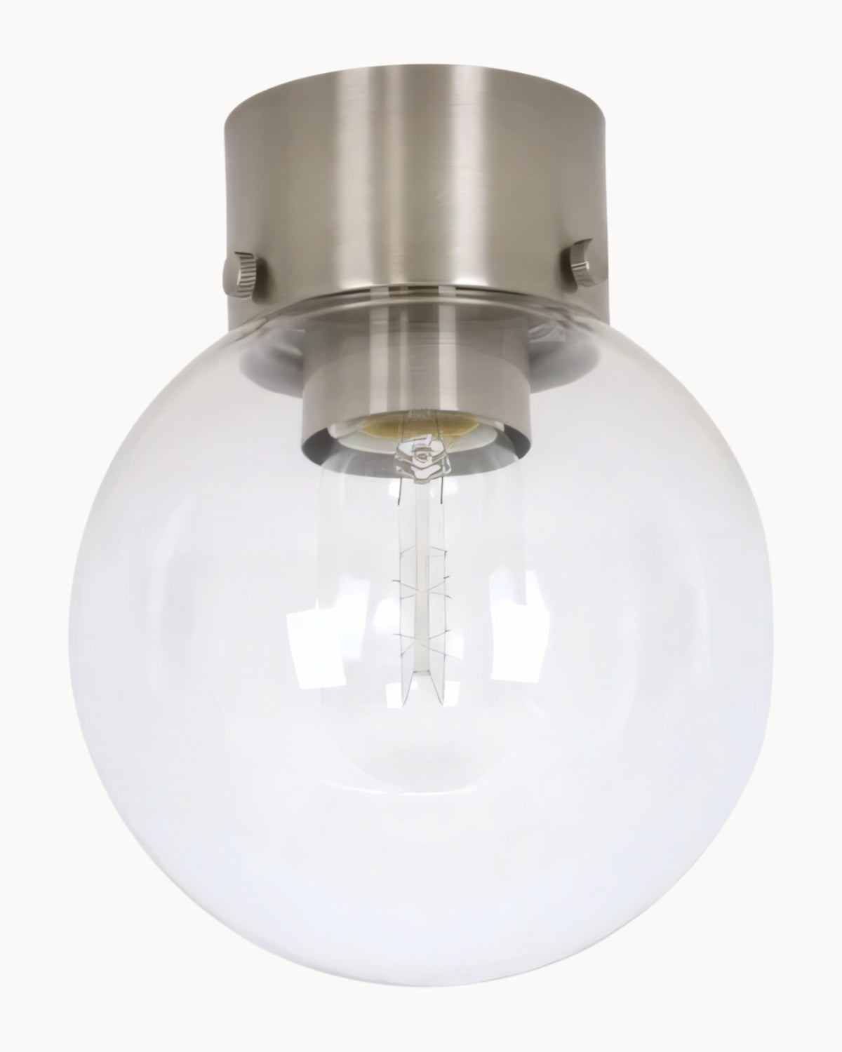 Parker 150 DIY Brushed Chrome Clear Glass