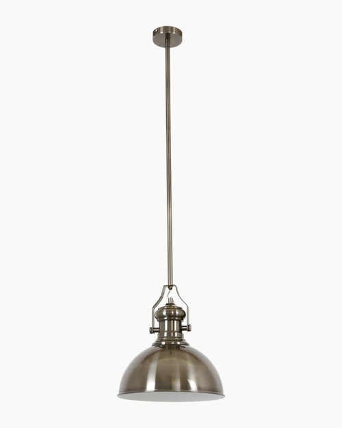 Alfred 1 Light Pendant Antique Nickel