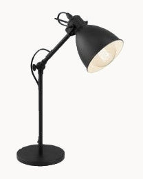 Black table lamp