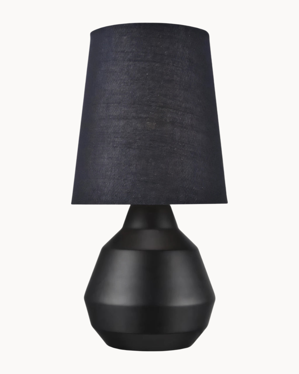 Geometric Table Lamp Black Base Only