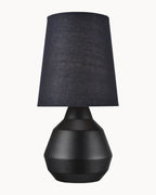 Geometric Table Lamp Black Base Only