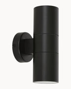 Odessa 2 Light Wall Light Black
