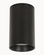Black surface mounted downlight