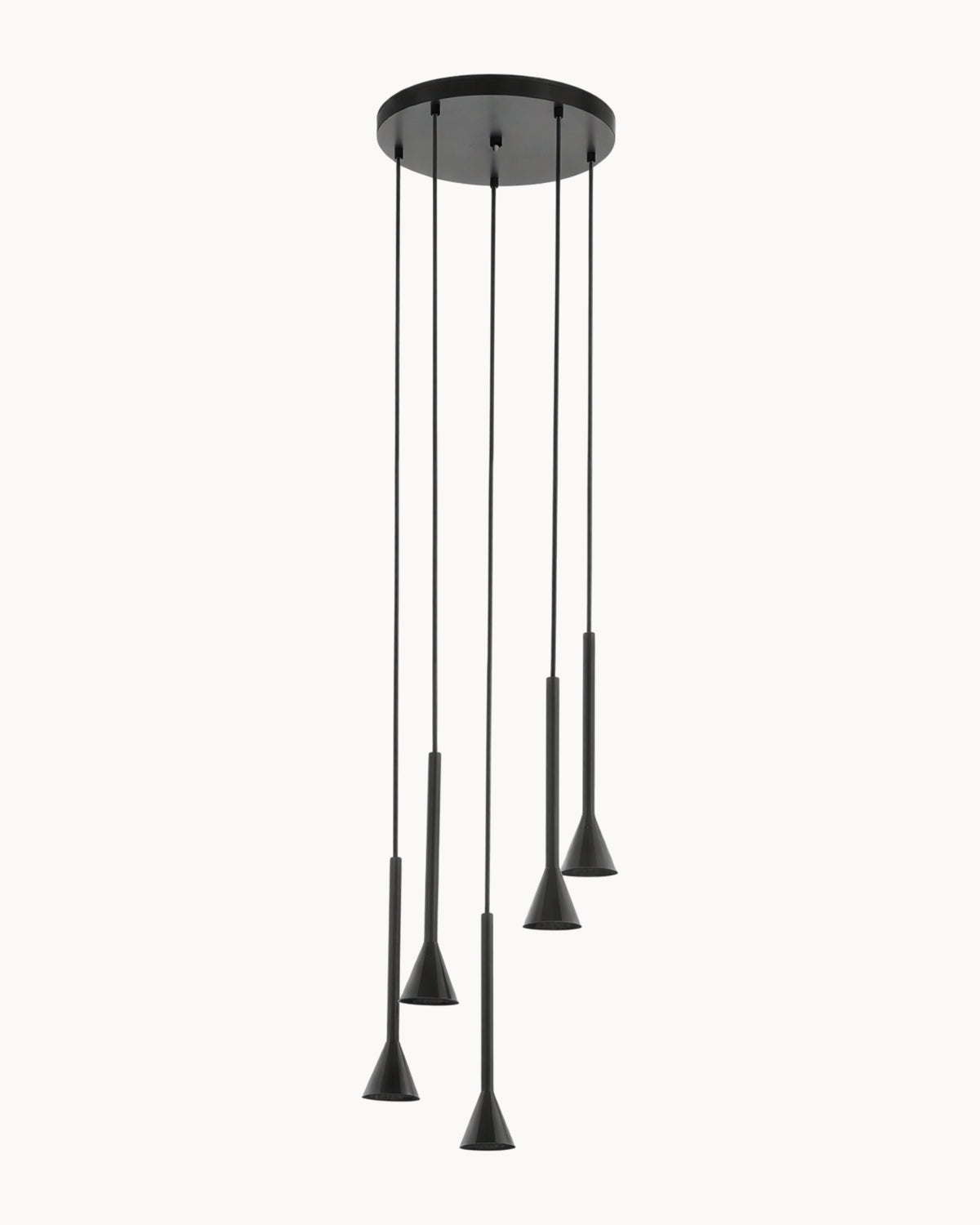 Cortaderas 5 Light Pendant Black