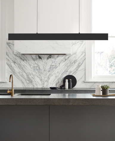Black 1800 linear pendant