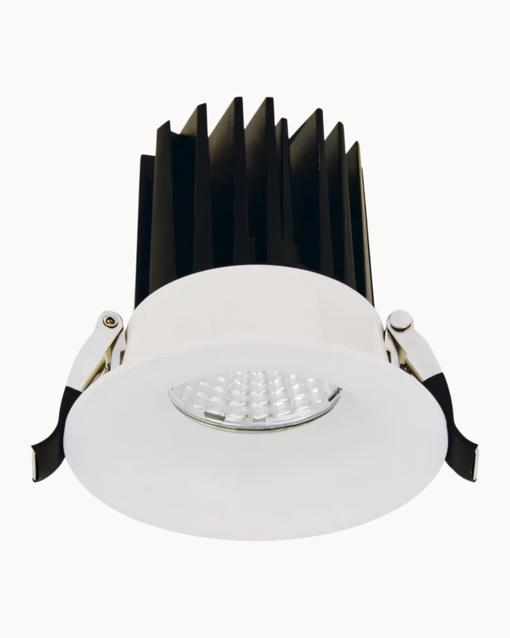Luna 74mm IP44 10W 3000K Downlight White
