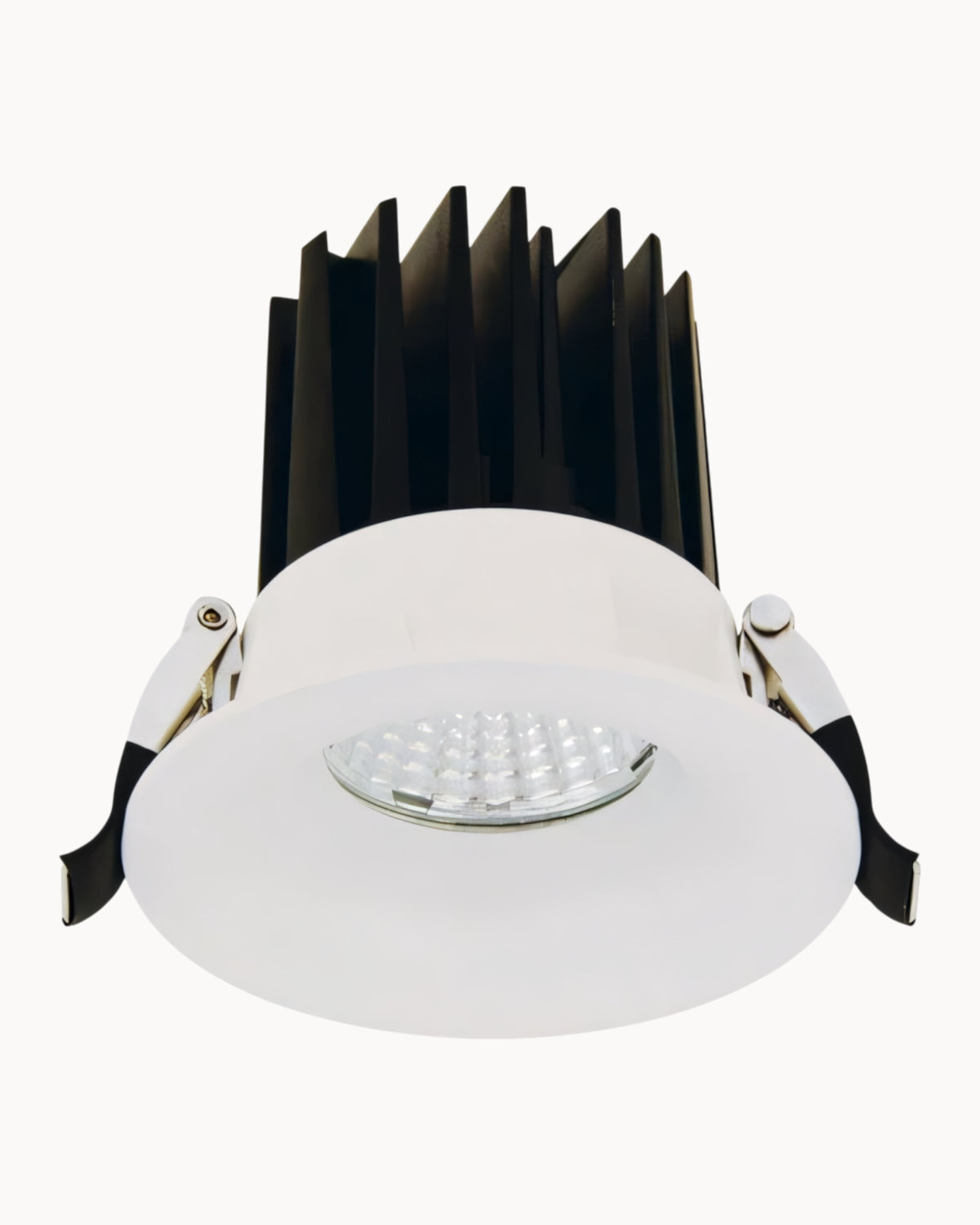 Luna 74mm IP44 10W 3000K Downlight White