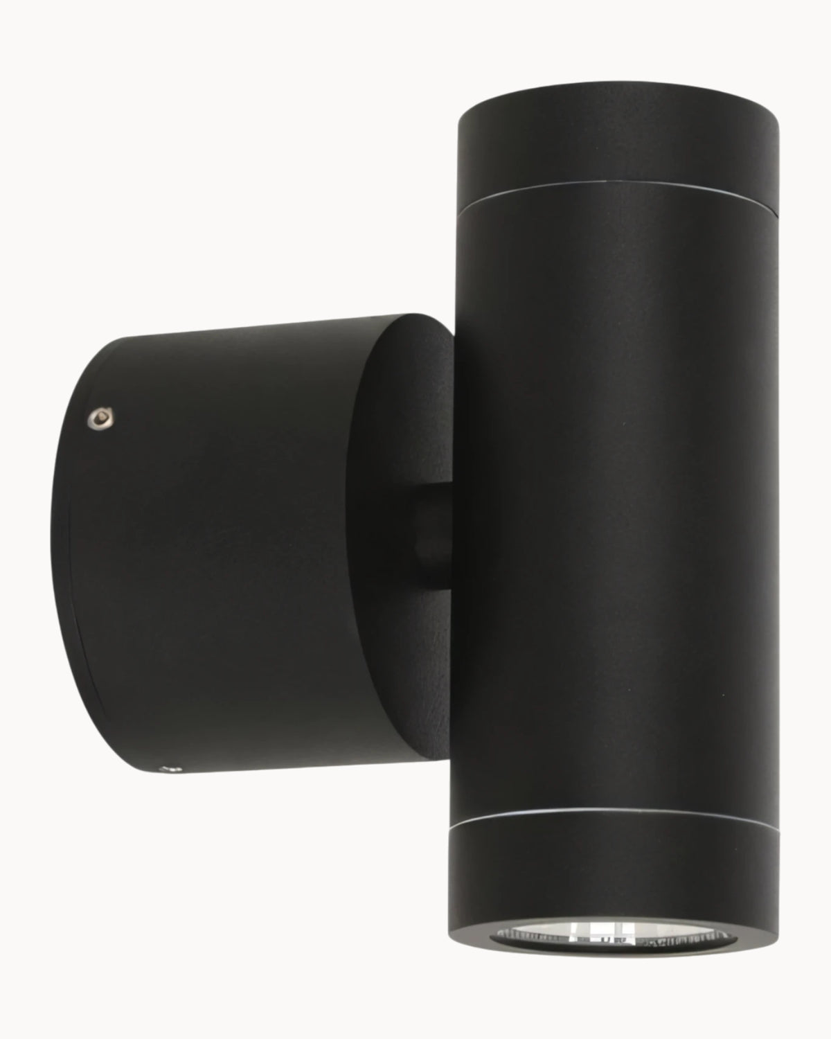 Castana 2 Light CCT IP65 Wall Light Black