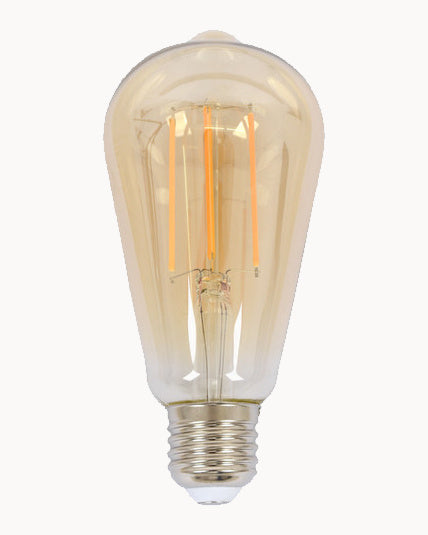 LED ST64 8W ES/E27 2200K Dimmable Amber