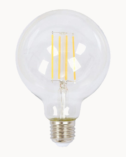 LED G95 Filament 8W ES/E27 2700K Dimmable Clear