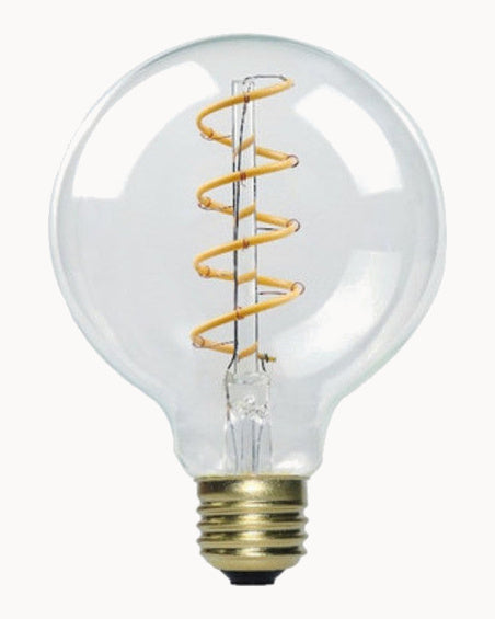 Clear LED G125 bulb