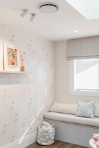 White recessed spot