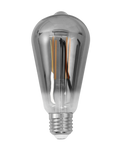 LED ST64 5.5W ES/E27 2200K Non Dimmable Smoke