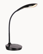 Black adjustable table lamp
