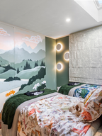 Round LED disc wall light