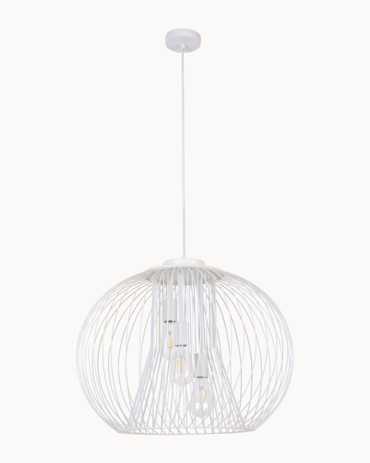 Pheonix 3 Light Pendant White