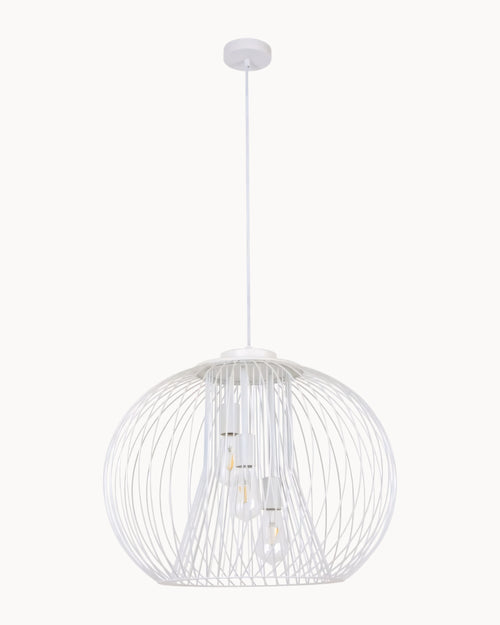 Pheonix 3 Light Pendant White