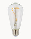 LED ST64 clear bulb