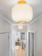 Ash wood DIY fitting with opal glass