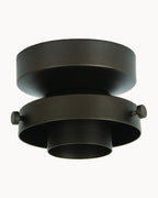 Oil rubbed bronze batten holder