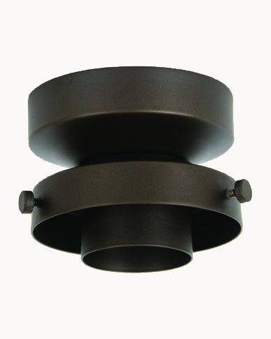 Oil rubbed bronze batten holder