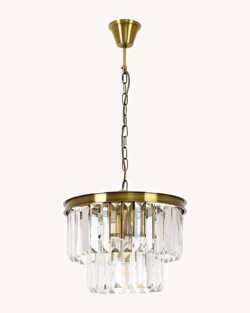 Vale 400mm Pendant Antique Brass