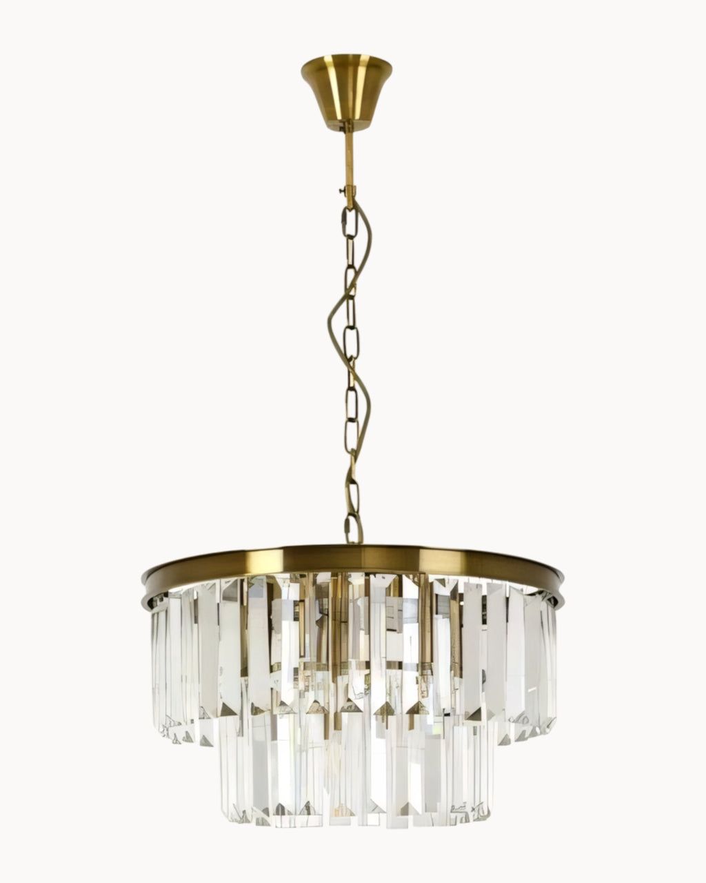 Vale 500mm Pendant Antique Brass