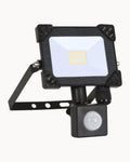 Delta 1 IP54 Flood Light with Sensor Black