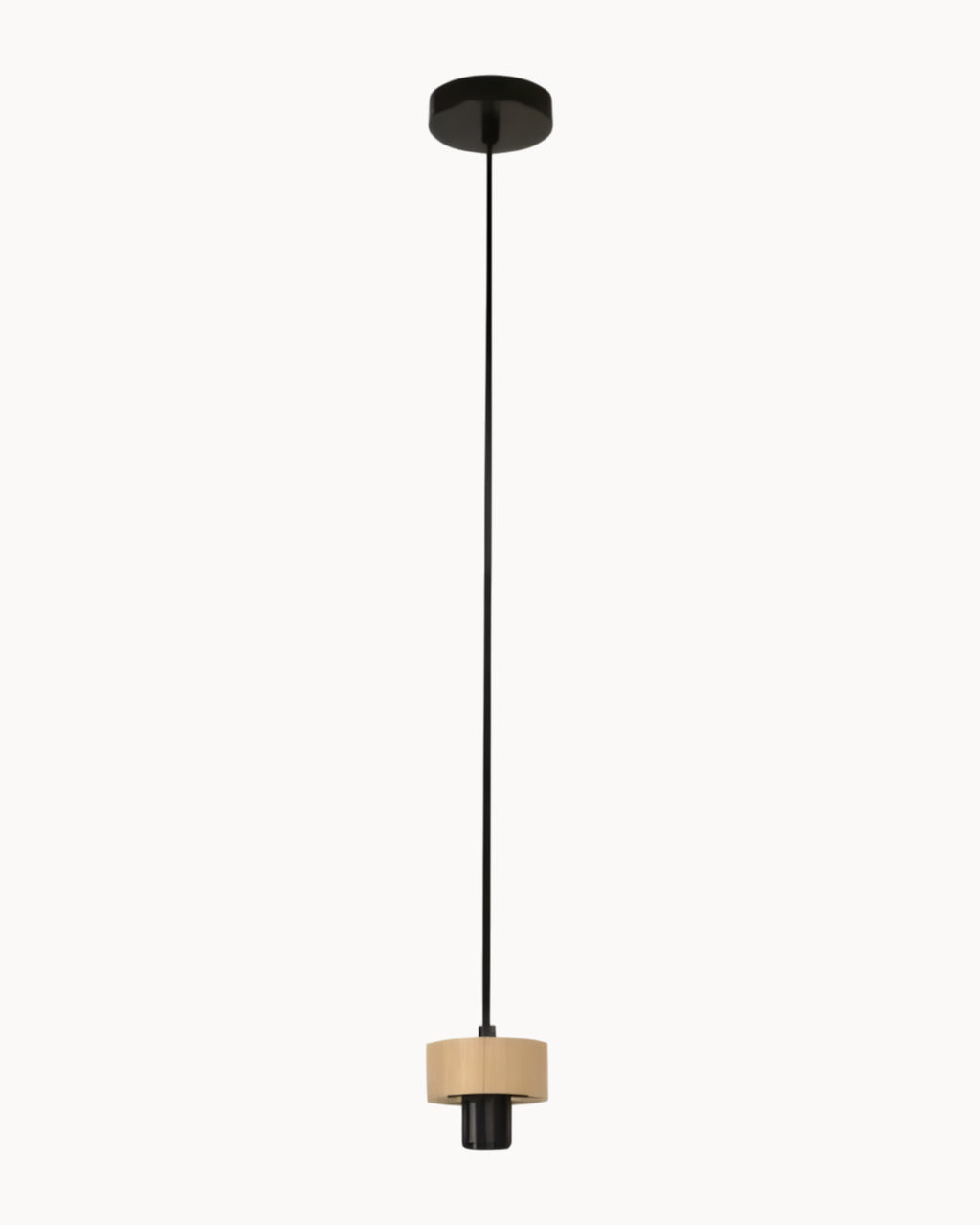 Modus Pendant Suspension Only Teak/Black