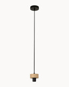 Modus Pendant Suspension Only Teak/Black